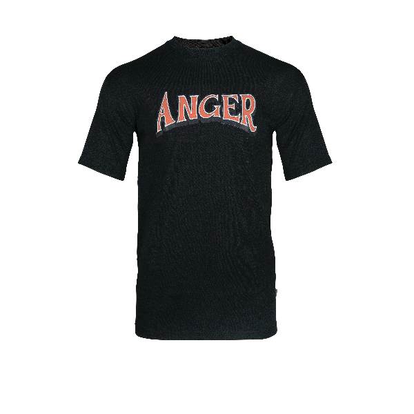 Drop Shoulder Men's T-shirt(ANGER) - Gallery View 3