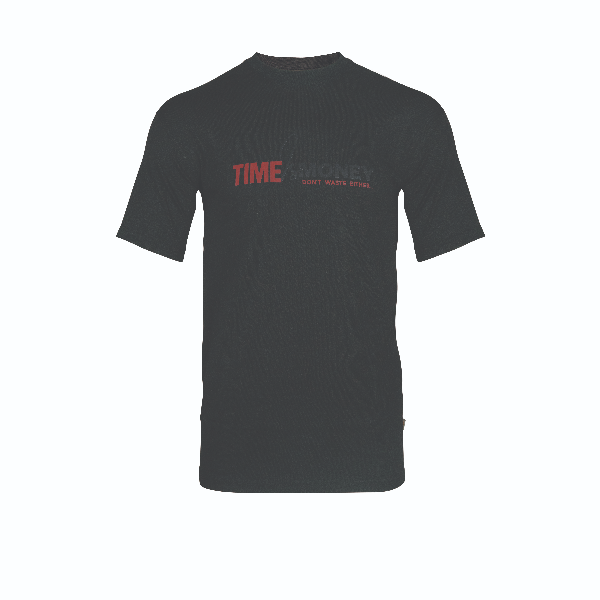 Drop Shoulder Men's T-shirt(Time & Money) - Gallery View 3